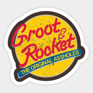 Groot & Rocket TOA Sticker